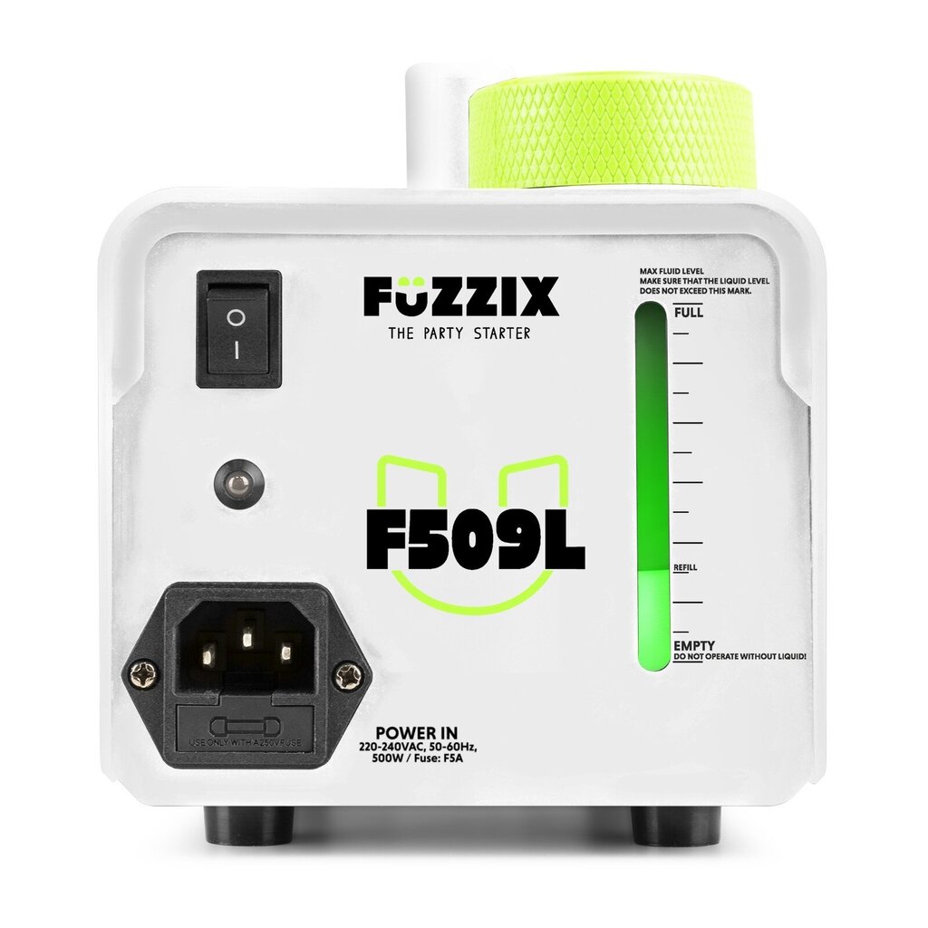 Fuzzix F509LW Smoke Machine 9 LED RGB White Edition hinta ja tiedot | Juhlakoristeet | hobbyhall.fi