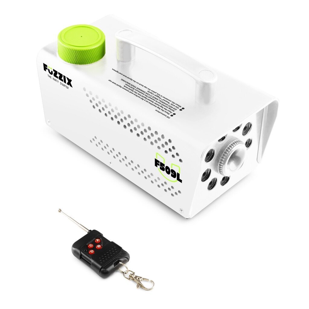 Fuzzix F509LW Smoke Machine 9 LED RGB White Edition hinta ja tiedot | Juhlakoristeet | hobbyhall.fi