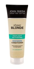 Kosteuttava hoitoaine vaaleille hiuksille John Frieda Sheer Blonde Moisturizing 250 ml hinta ja tiedot | Hoitoaineet | hobbyhall.fi