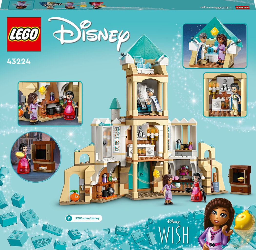 43224 Lego® Disney Kuningas Magnificon linna hinta ja tiedot | LEGOT ja rakennuslelut | hobbyhall.fi