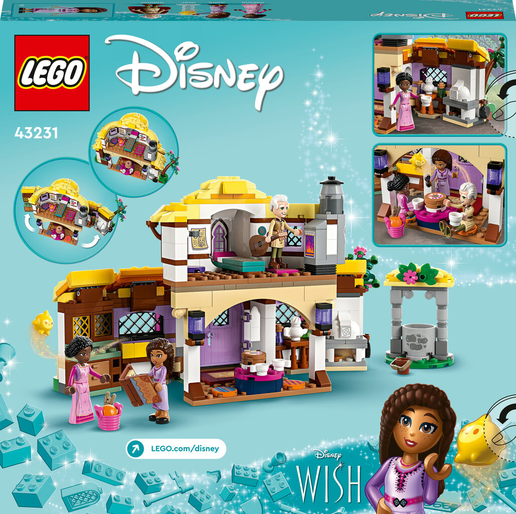 43231 LEGO® Disney Ashan mökki hinta ja tiedot | LEGOT ja rakennuslelut | hobbyhall.fi