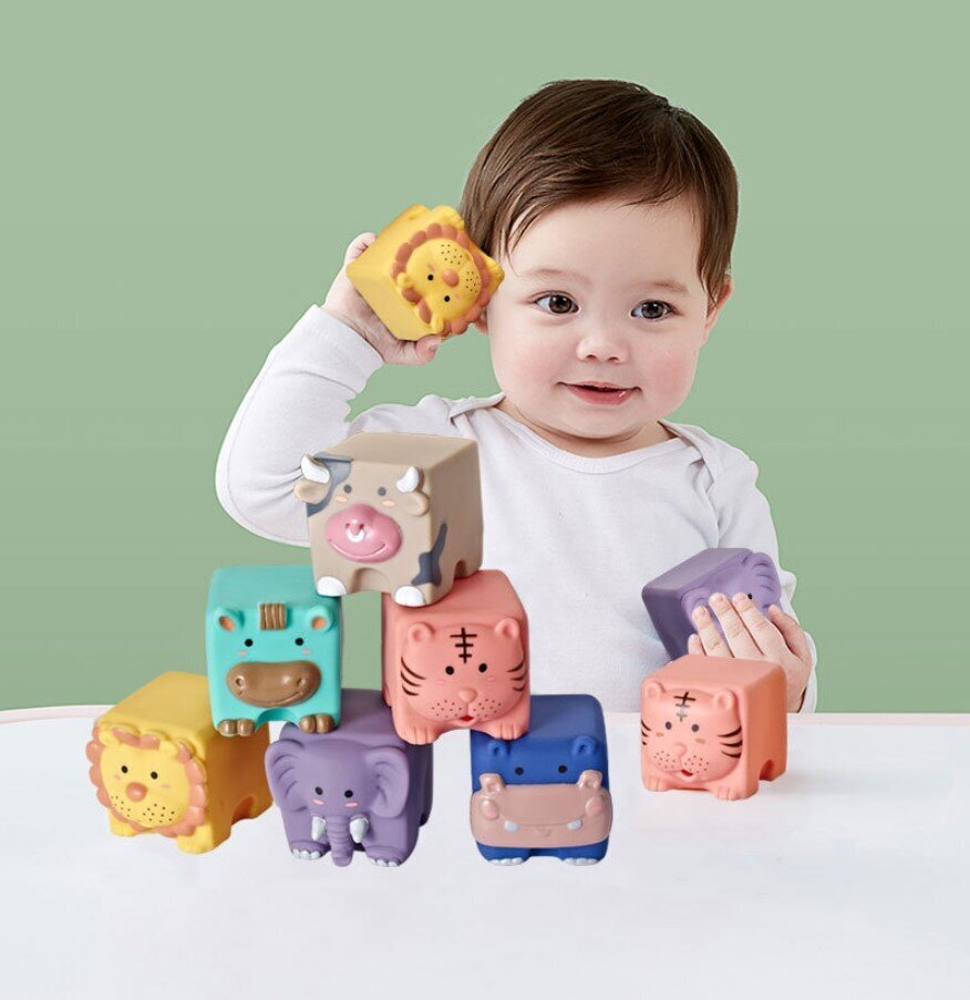 Sensory Teething pehmeät palikat hinta ja tiedot | Vauvan lelut | hobbyhall.fi