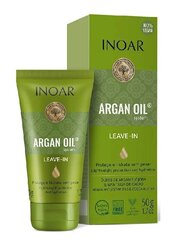 Hoitoaine, jossa on arganöljyä INOAR Argan Oil Leave-in 50 ml hinta ja tiedot | Hoitoaineet | hobbyhall.fi