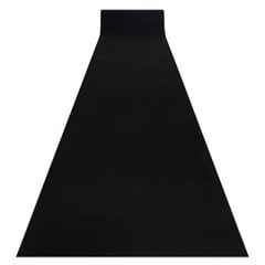 Kumipohjainen matto RUMBA musta 80 cm hinta ja tiedot | Isot matot | hobbyhall.fi