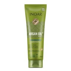 Intensiivisesti kosteuttava hiustenhoitoaine Inoar Argan Oil, 240 ml hinta ja tiedot | Hoitoaineet | hobbyhall.fi