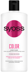 Palsam Syoss Color 440 ml hinta ja tiedot | Hoitoaineet | hobbyhall.fi