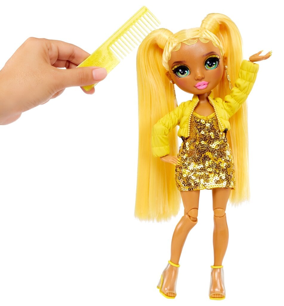 Doll Rainbow High nuket Fantastic Fashion, keltainen 33 cm hinta ja tiedot | Tyttöjen lelut | hobbyhall.fi