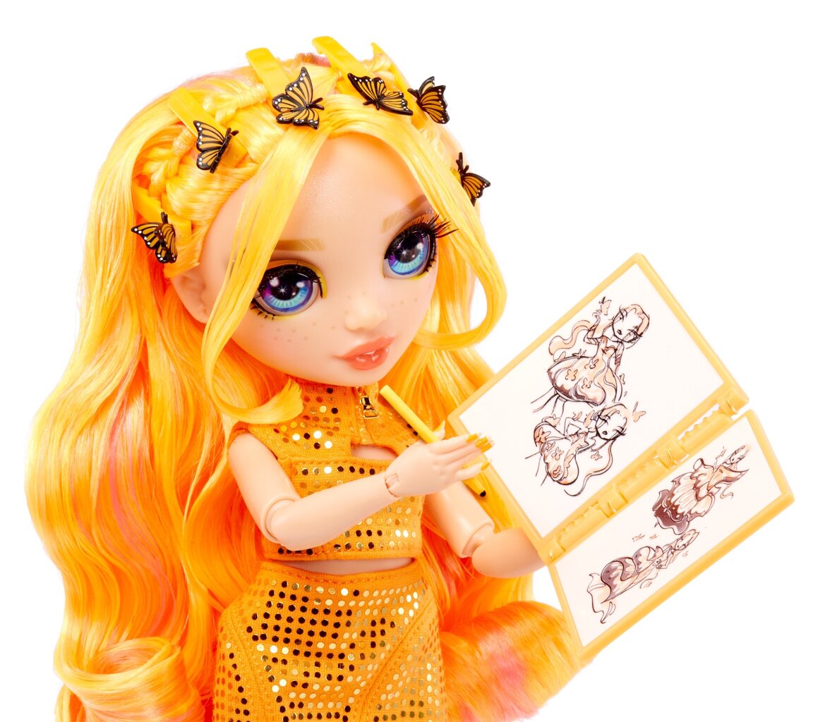 Doll Rainbow High nuket Fantastic Fashion, oranssi 33 cm hinta ja tiedot | Tyttöjen lelut | hobbyhall.fi