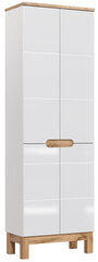 Kylpyhuonekaappi Comad Bali 805, valkoinen/ruskea hinta ja tiedot | Kylpyhuonekaapit | hobbyhall.fi