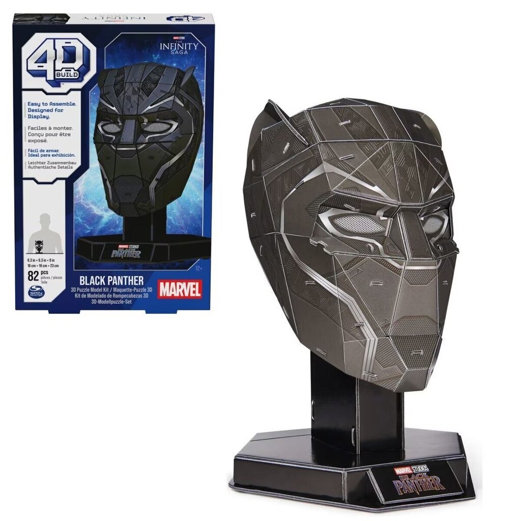 4D-pulma Marvel Black Panther, 82 palaa hinta ja tiedot | LEGOT ja rakennuslelut | hobbyhall.fi