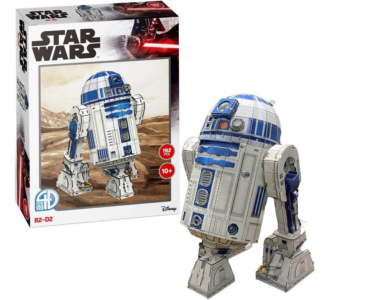 4D-palapeli Star Wars Star Wars: R2D2, 192 palaa hinta ja tiedot | LEGOT ja rakennuslelut | hobbyhall.fi