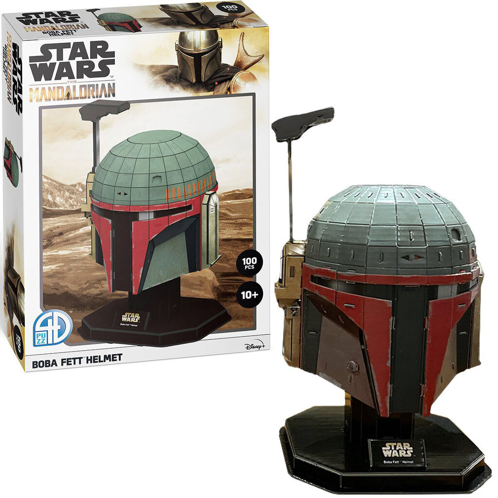 4D-palapeli Star Wars Star Wars Boba Fett -kypärä, 100 palaa hinta ja tiedot | Poikien lelut | hobbyhall.fi