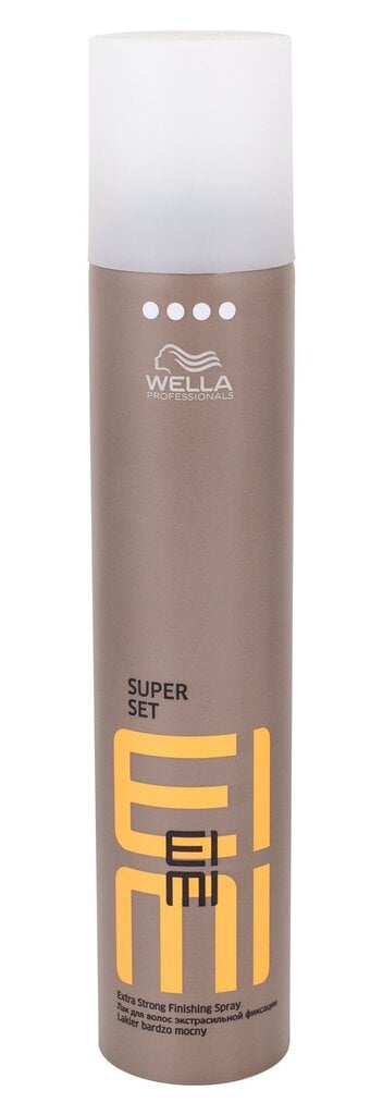 Erittäin vahva hiuslakka Wella Eimi Super Set Hair Spray 300ml hinta ja tiedot | Kampaamotuotteet | hobbyhall.fi