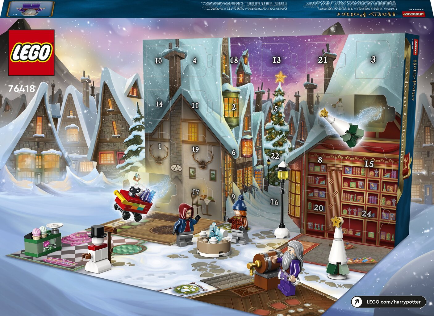 76418 LEGO® Harry Potter 2023 Joulukalenteri hinta ja tiedot | LEGOT ja rakennuslelut | hobbyhall.fi