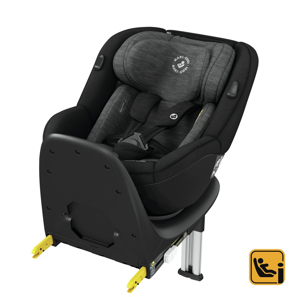 Turvaistuin MAXI COSI Mica, 0-18 kg, Authentic Black hinta ja tiedot | Turvaistuimet | hobbyhall.fi