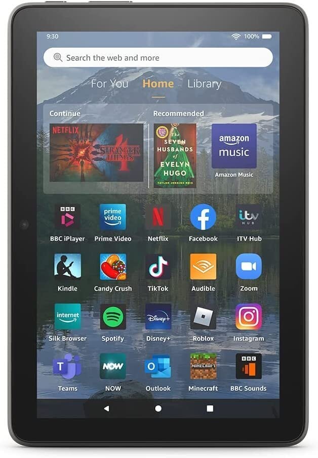 Fire HD 8+ plus 32gb 2022 Black hinta ja tiedot | Tabletit | hobbyhall.fi