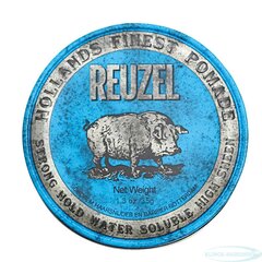 Reuzel Blue Strong Hold High Sheen hiusvaha, 35g hinta ja tiedot | Kampaamotuotteet | hobbyhall.fi