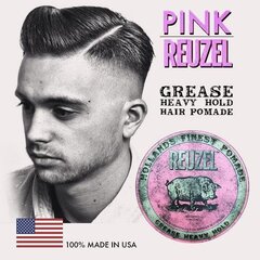 Reuzel Pink Heavy Hold Grease hiusvaha, 113g hinta ja tiedot | Kampaamotuotteet | hobbyhall.fi