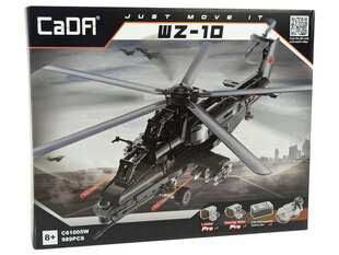 Rakennuspalikat Cada Helicopter, 989 osaa hinta ja tiedot | Poikien lelut | hobbyhall.fi