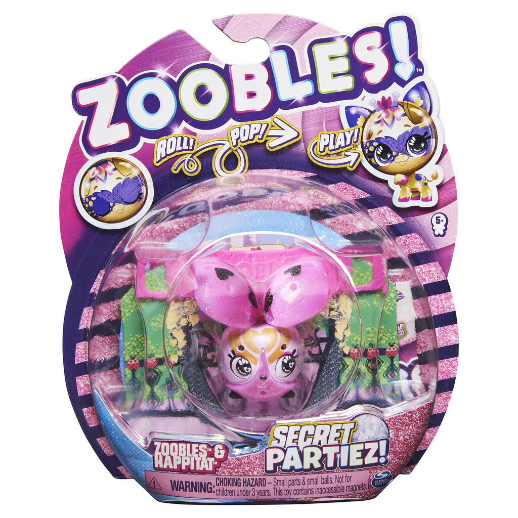 Hahmo Zoobles Animals Secret Partiez, 2 kpl, 6061944 hinta ja tiedot | Tyttöjen lelut | hobbyhall.fi