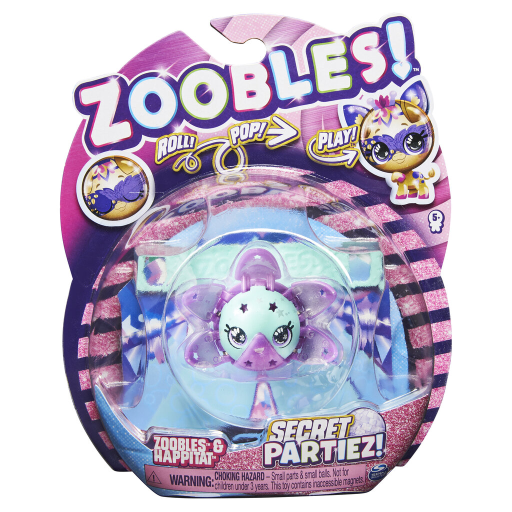 Hahmo Zoobles Animals Secret Partiez, 2 kpl, 6061944 hinta ja tiedot | Tyttöjen lelut | hobbyhall.fi