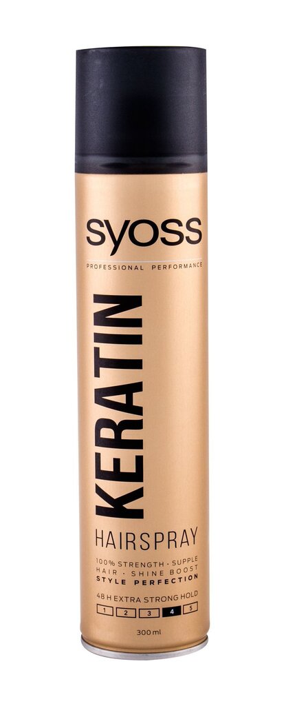 Syoss Keratin hiuslakka 300 ml hinta ja tiedot | Kampaamotuotteet | hobbyhall.fi