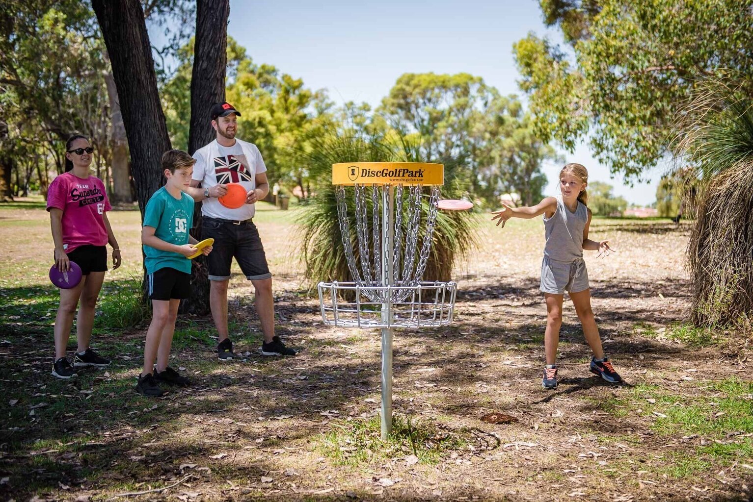 Kannettava ulkopeli DiscGolfPark Pro Target hinta ja tiedot | Pihapelit ja ulkopelit | hobbyhall.fi