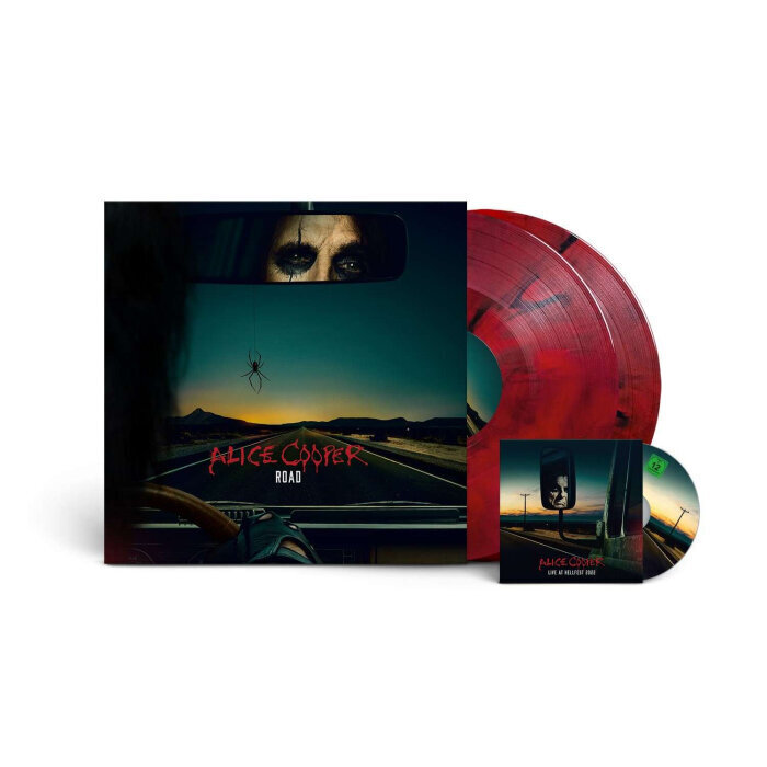 Vinyylilevy LP Alice Cooper - Road, 180g, Red Marbled Vinyl, Limited Edition, + DVD hinta ja tiedot | Vinyylilevyt, CD-levyt, DVD-levyt | hobbyhall.fi