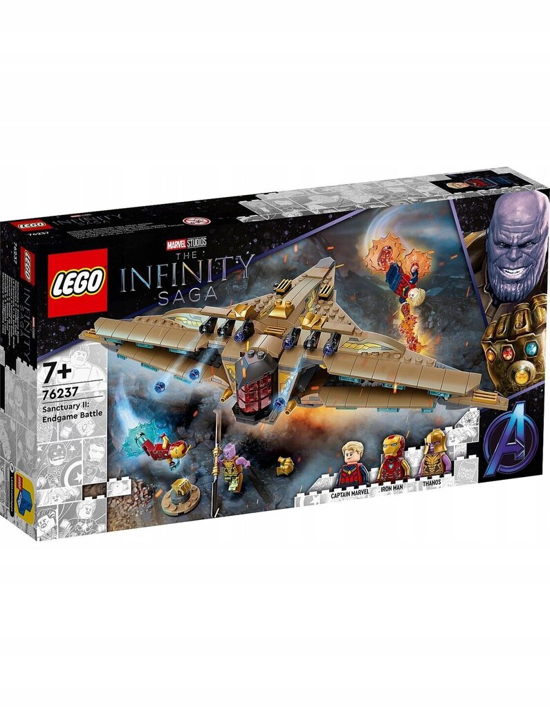 76237 LEGO® Super Heroes Nelisiipinen avaruusalus hinta ja tiedot | LEGOT ja rakennuslelut | hobbyhall.fi