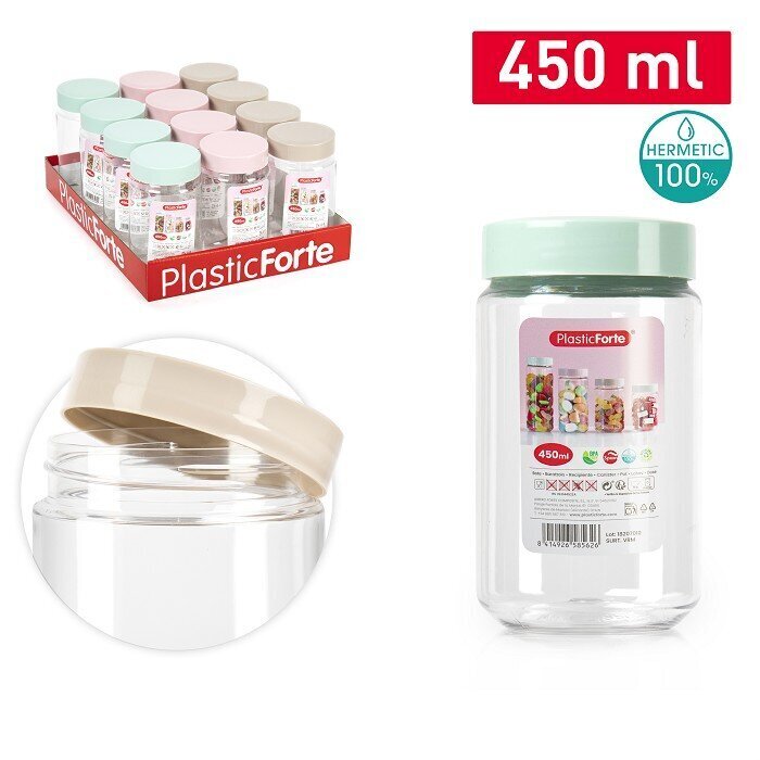 Kannellinen purkki, 450 ml hinta ja tiedot | Elintarvikkeiden säilytysastiat | hobbyhall.fi