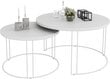 Sohvapöytäsetti ADRK Furniture Etta, valkoinen hinta ja tiedot | Sohvapöydät | hobbyhall.fi