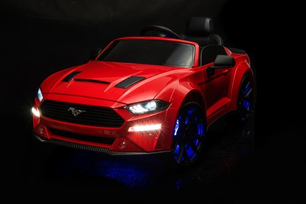 Yksipaikkainen sähköauto lapsille Ford Mustang GT SX2038, punainen hinta ja tiedot | Lasten sähköautot | hobbyhall.fi