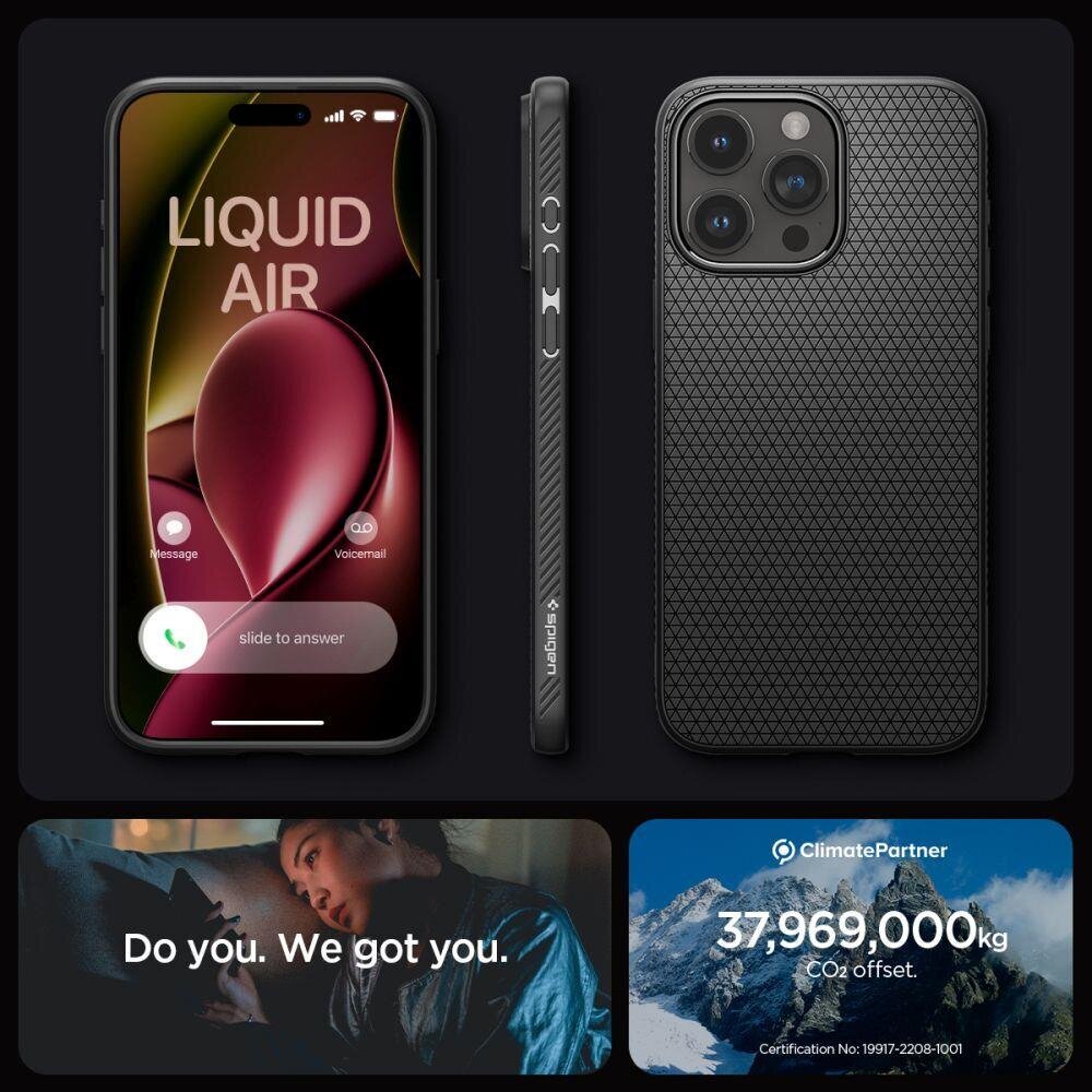 Spigen Liquid Air iPhone 15 Pro hinta ja tiedot | Puhelimen kuoret ja kotelot | hobbyhall.fi