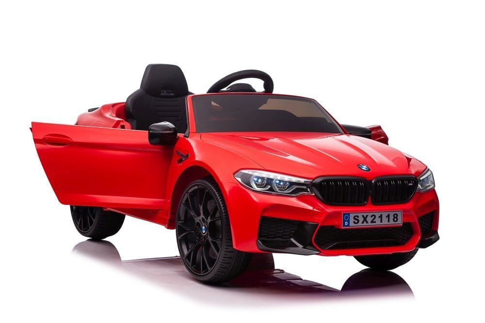 BMW M5 Drift, yksipaikkainen sähköauto lapsille, punainen hinta ja tiedot | Lasten sähköautot | hobbyhall.fi