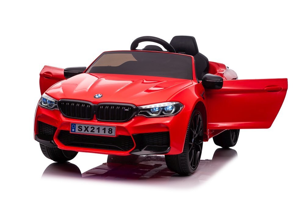 BMW M5 Drift, yksipaikkainen sähköauto lapsille, punainen hinta ja tiedot | Lasten sähköautot | hobbyhall.fi