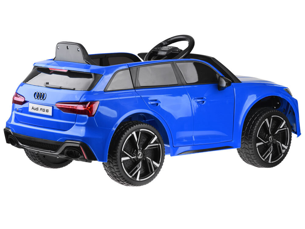 Sähköauto lapsille AUDI RS 6, musta hinta ja tiedot | Lasten sähköautot | hobbyhall.fi