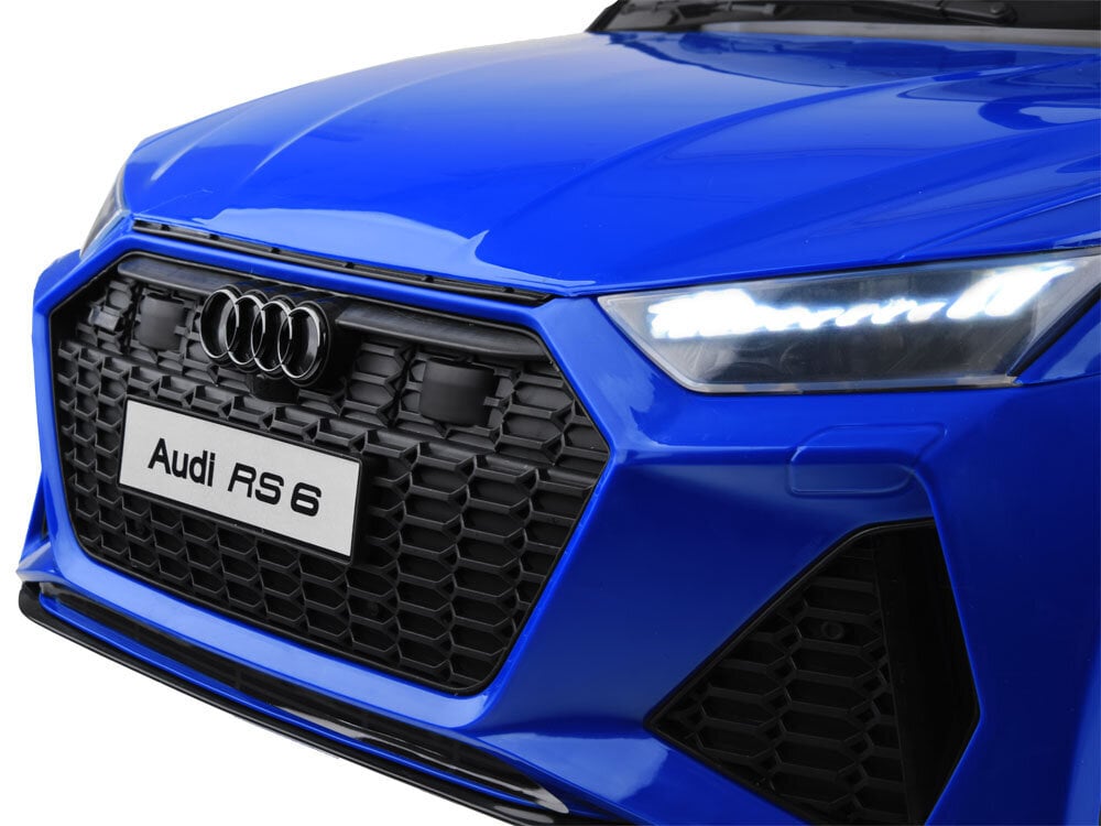 Sähköauto lapsille AUDI RS 6, musta hinta ja tiedot | Lasten sähköautot | hobbyhall.fi