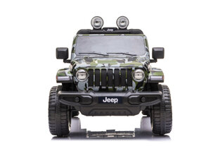 Jeep Wrangler Rubicon DK-JWR555 yksipaikkainen sähköauto, naamiointi hinta ja tiedot | Lasten sähköautot | hobbyhall.fi