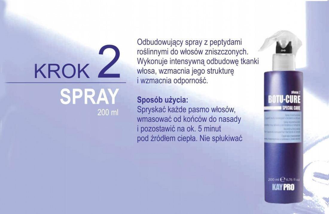 Shampoo vaurioituneille hiuksille KayPro Reconstructing Shampoo Botu-Cure, 1000 ml hinta ja tiedot | Shampoot | hobbyhall.fi