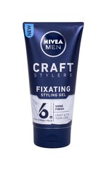 Nivea Men Craft Stylers Fixating hiusgeeli miehelle 150 ml hinta ja tiedot | Nivea Hiustenhoitotuotteet | hobbyhall.fi