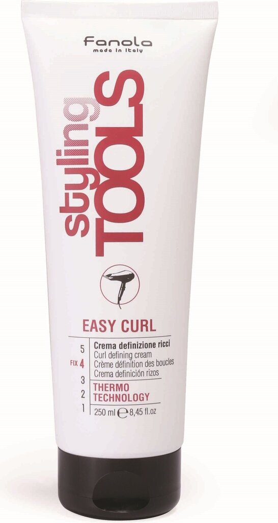 Fanola Styling Tools Easy Curl Curl Lämpösuojavoide, 250 ml hinta ja tiedot | Kampaamotuotteet | hobbyhall.fi