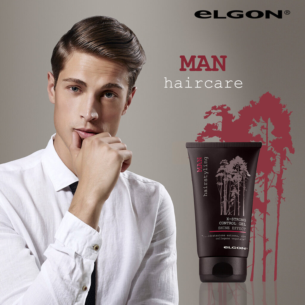 Kosteuttava hiusgeeli miehille Elgon Man X-Strong Control 150 ml hinta ja tiedot | Kampaamotuotteet | hobbyhall.fi