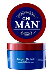 Keskipitkänpitoinen hiusmallivoide CHI MAN Texture Me Back Medium Hold Shaping Cream 85g hinta ja tiedot | Kampaamotuotteet | hobbyhall.fi