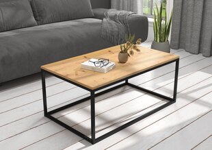Sohvapöytä Narisa 100x60 cm, ruskea/musta hinta ja tiedot | Sohvapöydät | hobbyhall.fi