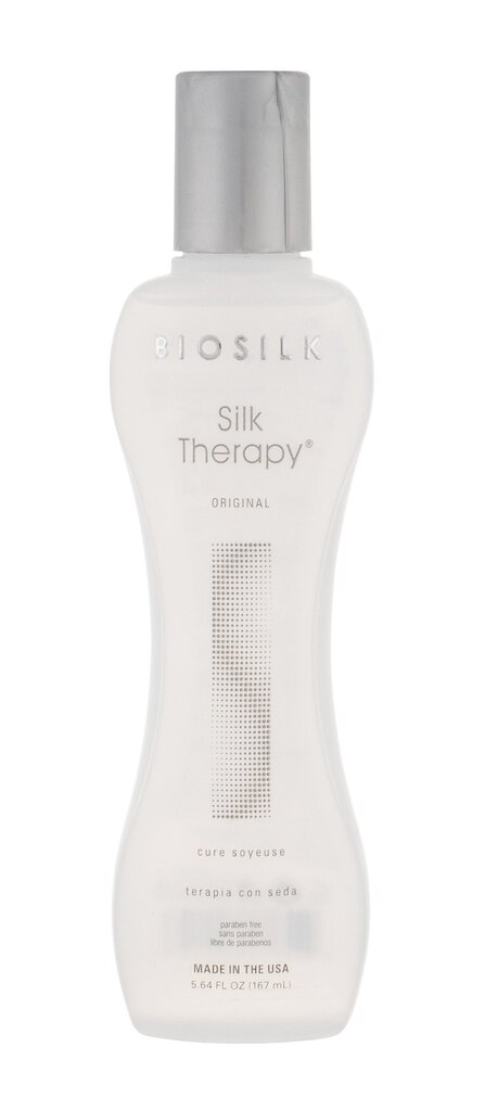 Silkkiseerumi hiuksille BIOSILK Silk Therapy 167 ml hinta ja tiedot | Naamiot, öljyt ja seerumit | hobbyhall.fi