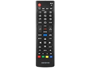 HQ LXP5729 TV remote contorl LG AKB73975729 Black hinta ja tiedot | TV-lisätarvikkeet | hobbyhall.fi