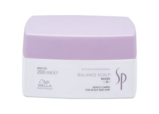 Wella Professionals SP Balance Scalp hiusnaamio 200 ml hinta ja tiedot | Naamiot, öljyt ja seerumit | hobbyhall.fi