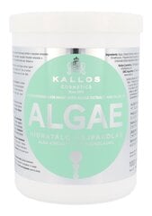 Kosteuttava naamio kuiville hiuksille Kallos Algae Moisturizing Mask 1000ml hinta ja tiedot | Naamiot, öljyt ja seerumit | hobbyhall.fi