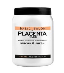 Stapiz Basic Salon Placenta hiusnaamio 1000 ml hinta ja tiedot | Naamiot, öljyt ja seerumit | hobbyhall.fi