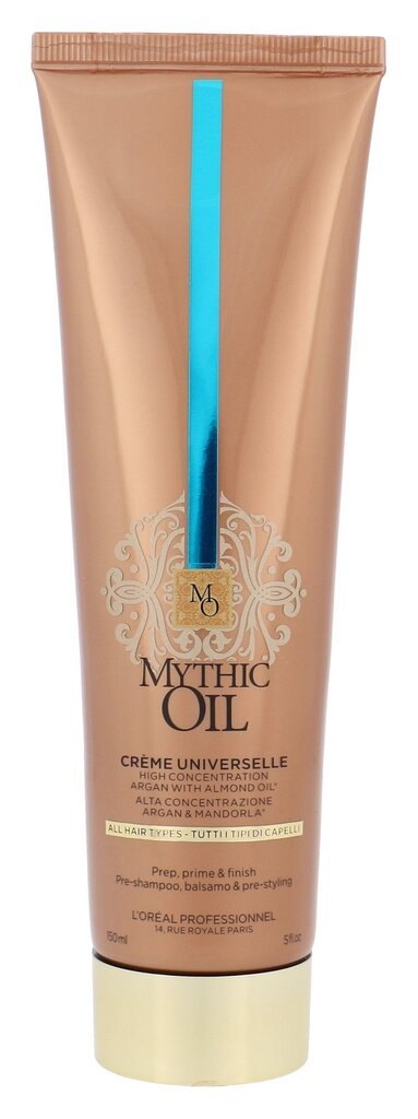 Universaali hoitoaine L'oreal Professionnel Mythic Oil 150 ml hinta ja tiedot | Naamiot, öljyt ja seerumit | hobbyhall.fi